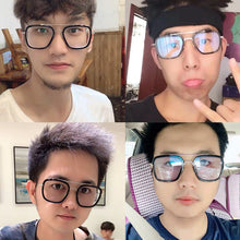 Load image into Gallery viewer, Long Keeper Square Metal Glasses Frame Men Retro Clear Eyeglasses Frames Pilot Optical Glasses Eyewear Frame Women Goggles