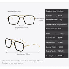 Load image into Gallery viewer, Long Keeper Square Metal Glasses Frame Men Retro Clear Eyeglasses Frames Pilot Optical Glasses Eyewear Frame Women Goggles