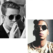 Load image into Gallery viewer, Long Keeper Sunglasses Flip Sun Glasses Steampunk Fold Men Women Double Lens Clear Alloy Frame Eyewear Eyeglasses Shade UV400