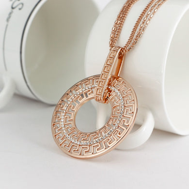 Long Necklaces For Women Collier Femme Geometric Statement Colar Maxi CZ Crystal Jewelry Collares Largos De Moda 2018
