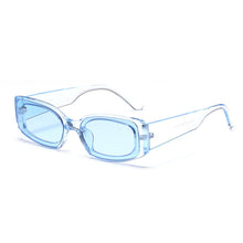 Load image into Gallery viewer, LongKeeper 2023 Retro Narrow Rectangle Sunglasses Women Brand Design Vintage 90S Pink Green Sun Glasses Clear Shades Female