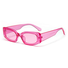 Load image into Gallery viewer, LongKeeper 2023 Retro Narrow Rectangle Sunglasses Women Brand Design Vintage 90S Pink Green Sun Glasses Clear Shades Female