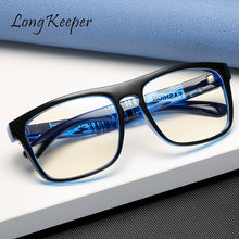 Load image into Gallery viewer, LongKeeper Anti Blue Light Computer Glasses For Men Clear Eyewear Frames Blue Light Blocking Glasses Optical Gaming Eyeglasses