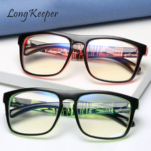 Load image into Gallery viewer, LongKeeper Anti Blue Light Computer Glasses For Men Clear Eyewear Frames Blue Light Blocking Glasses Optical Gaming Eyeglasses