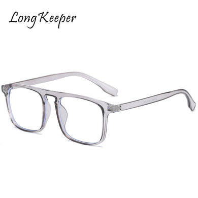 LongKeeper Anti Blue Light Glasses Men Computer Glasses For Women Gaming Glasses Frame Eyewear Optical Eyeglasses Frames