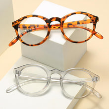 Load image into Gallery viewer, LongKeeper Anti Blue Light Glasses Women Round Eyewear Frame Computer Optical Eyeglasses Blue Light Blocking Clear Lens Glasses