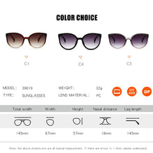 Load image into Gallery viewer, LongKeeper Cat Eye Sunglasses Women Retro  Female Shade Sun Glasses  Drive Outdoor Gradient Eyewear Gafas de sol UV400
