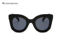 Load image into Gallery viewer, LongKeeper Cat Eye Vintage Sunglasses Women 2023 Leopard Sun Glasses Sexy Ladies Eyewears UV400 Goggles Oval Glasses