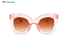 Load image into Gallery viewer, LongKeeper Cat Eye Vintage Sunglasses Women 2023 Leopard Sun Glasses Sexy Ladies Eyewears UV400 Goggles Oval Glasses