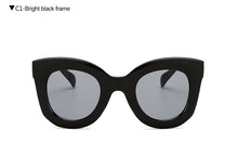 Load image into Gallery viewer, LongKeeper Cat Eye Vintage Sunglasses Women 2023 Leopard Sun Glasses Sexy Ladies Eyewears UV400 Goggles Oval Glasses