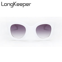 Load image into Gallery viewer, LongKeeper Cat Eye Vintage Sunglasses Women 2023 Leopard Sun Glasses Sexy Ladies Eyewears UV400 Goggles Oval Glasses