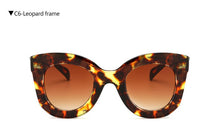 Load image into Gallery viewer, LongKeeper Cat Eye Vintage Sunglasses Women 2023 Leopard Sun Glasses Sexy Ladies Eyewears UV400 Goggles Oval Glasses