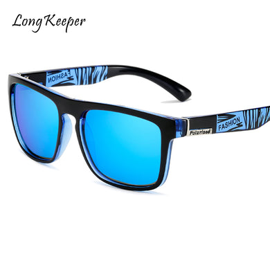 LongKeeper Classic Polarized Sunglasses Men's Driving Glasses Male Square Sun Glasses Women  Brand Mirror Eyeglasses Gafas