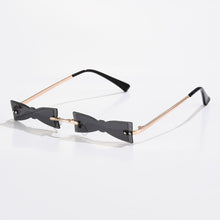 Load image into Gallery viewer, LongKeeper Christmas Glasses Unique Rimless Sunglasses Elk Bowknot Christmas Eve Party Decor Eyewear Steampunk Eyeglass