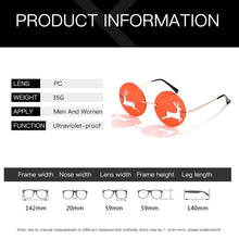 Load image into Gallery viewer, LongKeeper Christmas Glasses Unique Rimless Sunglasses Elk Bowknot Christmas Eve Party Decor Eyewear Steampunk Eyeglass