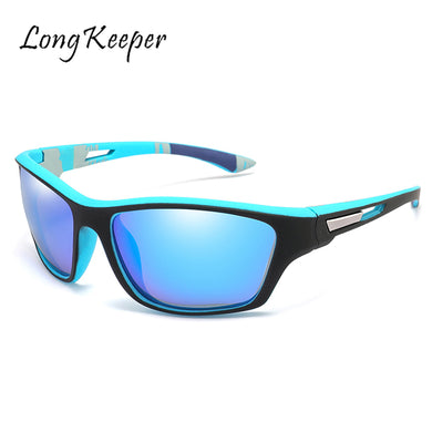 LongKeeper Polarized Sunglasses Men Women Driver Shades Vintage Sun Glasses Outdoor Sport Driving Eyewear Gafas De Sol