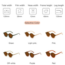 Load image into Gallery viewer, LongKeeper Round Kids Sunglasses Girls Boys Sun Glasses Vintage Leopard Sunglasses Baby Goggles Children Eyewear UV400