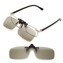 Load image into Gallery viewer, LongKeeper Flip Up Clip On Sunglasses Men Polarized Sunglasses Anti Glare Night Vision Glasses Driver Goggles Oculos De Sol
