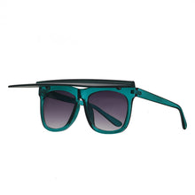 Load image into Gallery viewer, LongKeeper Flip Up Sunglasses Women Men Shield Visor Oversized Glasses Square Sun Glasses Female Oculos De Sol Grande UV
