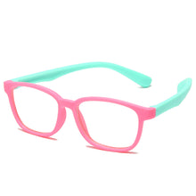 Load image into Gallery viewer, LongKeeper Kids Anti Blue Light Glasses Boys Girls Computer Glasses Gaming Glasses Children Flexible Optical Frame Eyeware UV400
