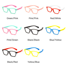 Load image into Gallery viewer, LongKeeper Kids Anti Blue Light Glasses Boys Girls Computer Glasses Gaming Glasses Children Flexible Optical Frame Eyeware UV400