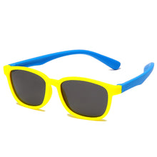 Load image into Gallery viewer, LongKeeper Kids Polarized Sunglasses Square Girls Boys Outdoor Sports Goggles Flexible Silicone Safety Glasses Baby Eyewear UV