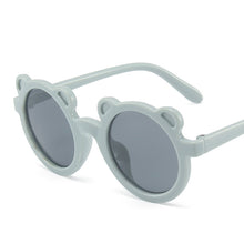 Load image into Gallery viewer, LongKeeper Kids Sunglasses Boys Girls Bear Shaped Children Round Sun Glasses Boy Cute Eyewear Baby Shades Outdoor Goggles UV400