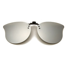 Load image into Gallery viewer, LongKeeper Large Polarized Clip On Sunglasses Yellow Night Vision Glasses Mirror Driving Flip Up Lens Eyewear Accessories