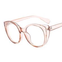 Load image into Gallery viewer, LongKeeper  Cat Eye Sunglasses Women 2023 Oversized Gradient Glasses Retro Blue Leopard Shades lunette de soleil femme