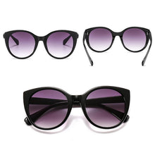 Load image into Gallery viewer, LongKeeper  Cat Eye Sunglasses Women 2023 Oversized Gradient Glasses Retro Blue Leopard Shades lunette de soleil femme