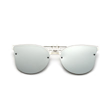 Load image into Gallery viewer, LongKeeper Men Polarized Clip-On Sunglasses Flip Up Women Rimless Photochromic Clip On Glasses Outdoor for Driving Fishing Uv