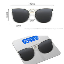 Load image into Gallery viewer, LongKeeper Men Polarized Clip-On Sunglasses Flip Up Women Rimless Photochromic Clip On Glasses Outdoor for Driving Fishing Uv