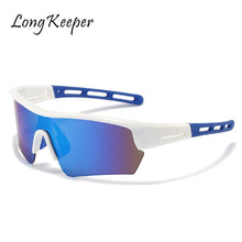 Load image into Gallery viewer, LongKeeper Men Sport Sunglasses Road Bicycle Glasses Mountain Cycling Riding Eyewear Protection Goggles Mtb Bike Outdoor Glasses