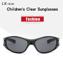Load image into Gallery viewer, LongKeeper Oval Sunglasses Kids Cute UV Protection Red Black Glasses For Boys Girls Trend Sport Eyewear Oculos De Sol