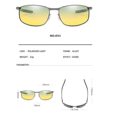 Carica l&#39;immagine nel visualizzatore di Gallery, LongKeeper Photochromic Sunglasses Men Day Night Vision Goggles Driver Eyeglasses Women Sunglasses Yellow Lens Driving Glasses