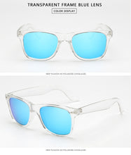 Carica l'immagine nel visualizzatore di Gallery, LongKeeper Occhiali da sole a specchio polarizzati Donna Occhiali da sole quadrati Uomo Lente a specchio Occhiali da sole pilota Occhiali Gafas 1029 