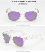 Carica l'immagine nel visualizzatore di Gallery, LongKeeper Occhiali da sole a specchio polarizzati Donna Occhiali da sole quadrati Uomo Lente a specchio Occhiali da sole pilota Occhiali Gafas 1029 