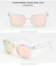 Carica l'immagine nel visualizzatore di Gallery, LongKeeper Occhiali da sole a specchio polarizzati Donna Occhiali da sole quadrati Uomo Lente a specchio Occhiali da sole pilota Occhiali Gafas 1029 