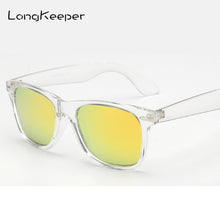 Carica l'immagine nel visualizzatore di Gallery, LongKeeper Occhiali da sole a specchio polarizzati Donna Occhiali da sole quadrati Uomo Lente a specchio Occhiali da sole pilota Occhiali Gafas 1029 