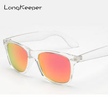 Carica l'immagine nel visualizzatore di Gallery, LongKeeper Occhiali da sole a specchio polarizzati Donna Occhiali da sole quadrati Uomo Lente a specchio Occhiali da sole pilota Occhiali Gafas 1029 