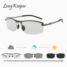 Load image into Gallery viewer, LongKeeper Polarized Night Vision Glasses Sunglasses Men Outdoor Sport Sun Glasses Driver Goggles Black Glasses Night Driving