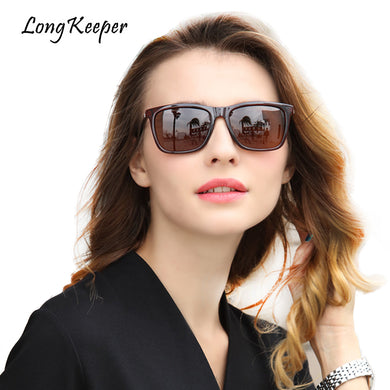 LongKeeper Polarized Sunglasses for Men Women  Square Male Driving Sun Glasses Eyewears 2023 Hot