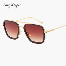 Load image into Gallery viewer, LongKeeper Retro Classic Pliot Sunglasses Men Steampunk Sunglasses Women Goggles Vintage Windproof Punk Driving Glasses UV400