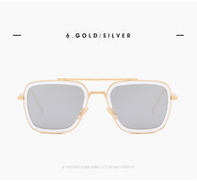 Load image into Gallery viewer, LongKeeper Retro Classic Pliot Sunglasses Men Steampunk Sunglasses Women Goggles Vintage Windproof Punk Driving Glasses UV400