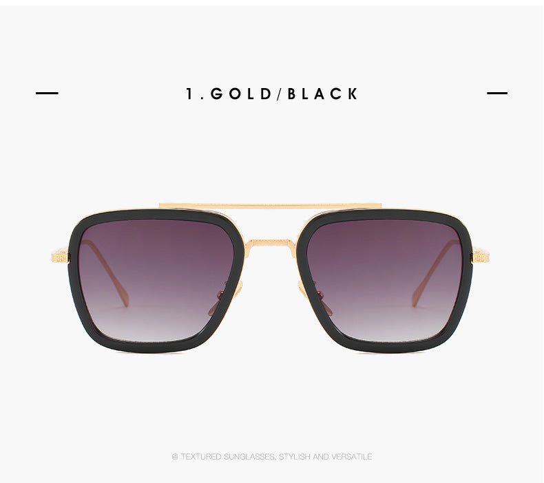 LongKeeper Retro Classic Pliot Sunglasses Men Steampunk Sunglasses Women Goggles Vintage Windproof Punk Driving Glasses UV400