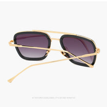 Load image into Gallery viewer, LongKeeper Retro Classic Pliot Sunglasses Men Steampunk Sunglasses Women Goggles Vintage Windproof Punk Driving Glasses UV400