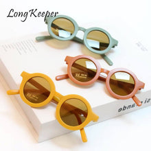 Load image into Gallery viewer, LongKeeper Retro Round Sunglasses For Kids Boys Girls Eyeglasses Child Sun Glasses Baby Shades Eyewear UV Protection Oculos Gafa