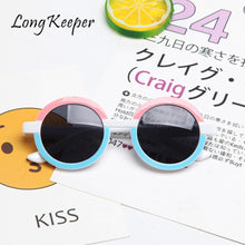 Load image into Gallery viewer, LongKeeper Small Round Kids Sunglasses Boys Girls Vintage Sun Glasses UV400 Protection Children Eyewear Lentes De Sol