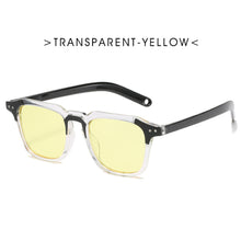 Load image into Gallery viewer, LongKeeper Square Punk Sunglasses Women Brand Design Vintage Retro Round Sun Glasses Men FemaleTransparent Eyewear