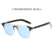 Load image into Gallery viewer, LongKeeper Square Punk Sunglasses Women Brand Design Vintage Retro Round Sun Glasses Men FemaleTransparent Eyewear